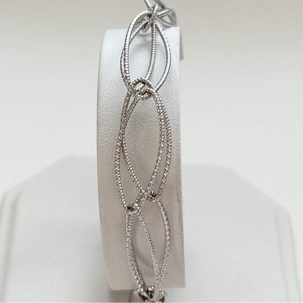 Charles Garnier Sterling Double Oval Bracelet